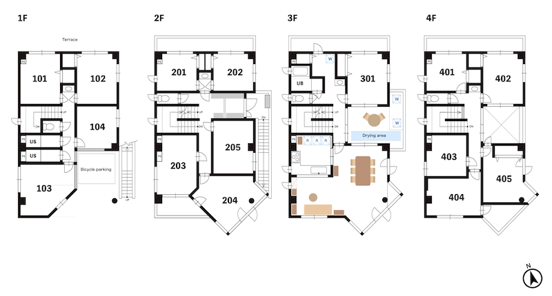 Arden Kasai Floor plan 1F